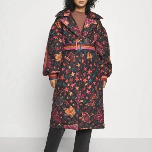 FARM Rio Multicolor Patterned Coat - Picture 3 of 5